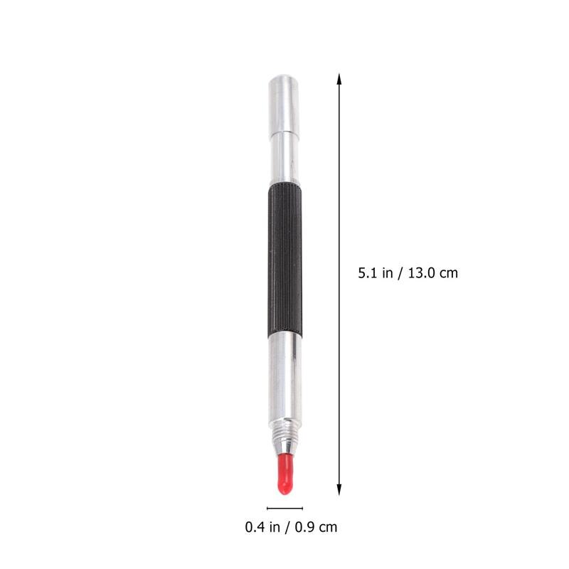 4pcs Hand Grip Aluminium Etching Engraving Pen Double Side Tile Cutting Steel Needle Carbide Scribe For Glass Ceramics Metal A35