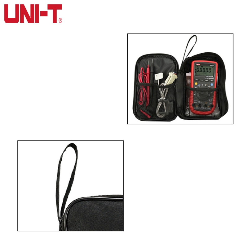 Bolsas originales negras de UNI-T para multímetro Digital de la serie UT-B01, también aptas para multímetro de otras marcas, UNI-T