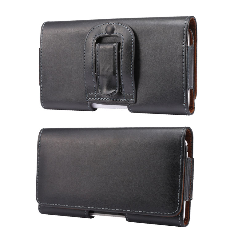 Mobiele Telefoon Heuptas 4.7-6.9Inch Voor Iphone Samsung Xiaomi Huawei Pouch Case Riemclip Holster Pu Leather bag Flip Cover