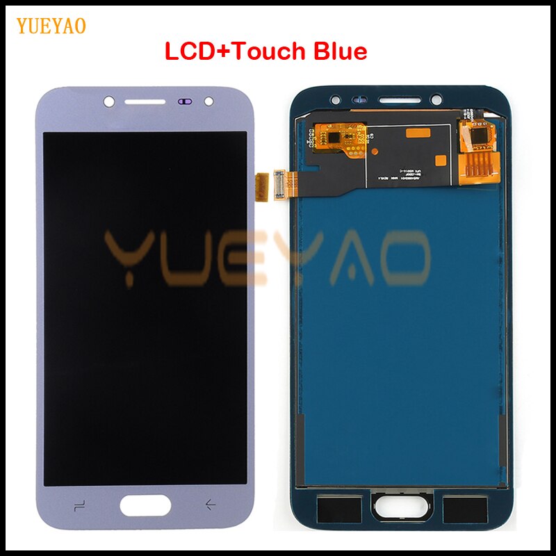5.0inch TFT LCD For Samsung Galaxy J2 Pro J250 J250F SM-J250F/DS Touch Screen Digitizer Assembly Free Tool: Blue LCD No Tool