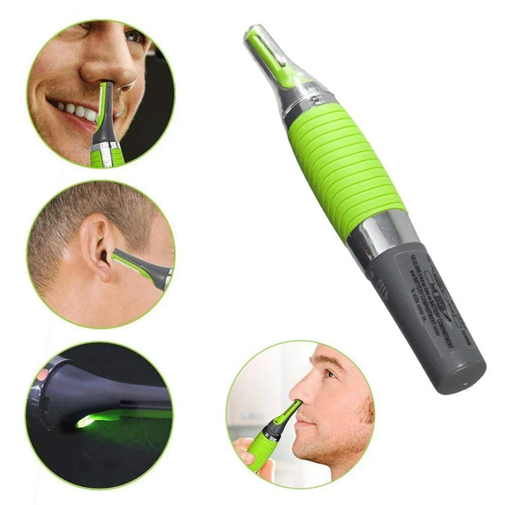 Mannelijke neushaartrimmer 2in1 gezichtsepilator - oplaadbaar, waterdicht, draagbaar - neushaar, oorhaar, wenkbrauwhaar kinhaar