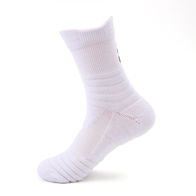 Sports Cycling Sock Bicycle Bike Running Road Outdoor Racing High Basketball Football Non Slip Breathable: style 2 black