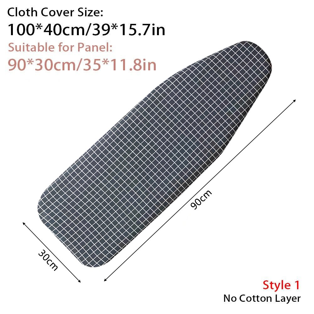 Ironing Board Cover Ironing Board Pad Replacement Heat Resistant Small Ironing Board Cover Durable Printed Padded: Light Grey