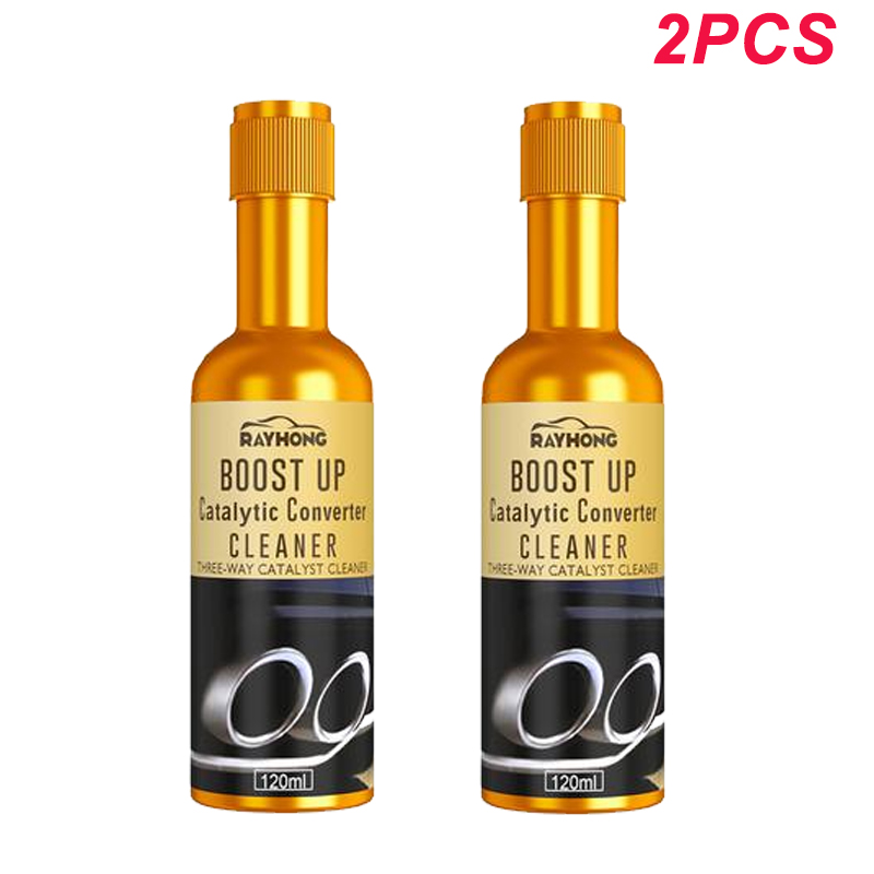 2/3pc 120ML Auto Katalysator Cleaners Cleaner Naar Auto CSV Motor Schoon Versnellers Katalysatoren voor benzine Auto: GRIJS