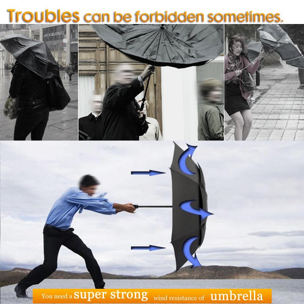 130cm kæmpe store paraplyer mænd regn kvinder 3 folde stærk vindtæt mandlig kvinde solparasol udendørs stor parapluie