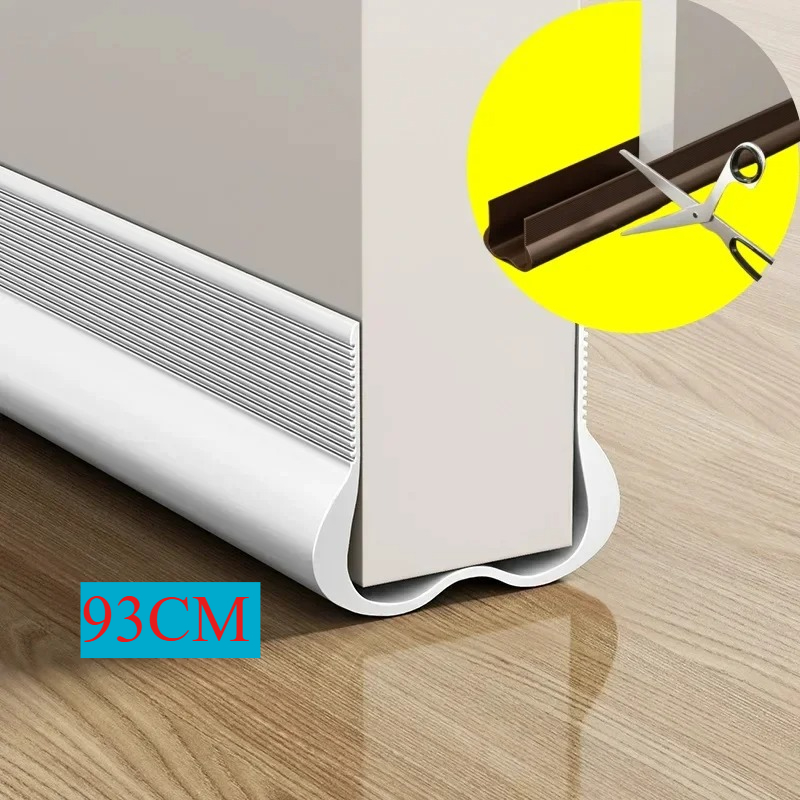 Nowa elastyczna dolna listwa uszczelniająca drzwi z PVC strąk ogranicznikiem przeciągu drzwi Listwa uszczelniająca OundProof Uszczelka Uszczelka Osłona przeciwprzeciągowa