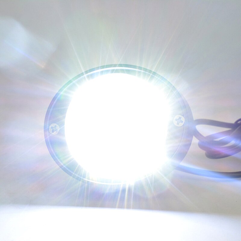 Motorcycle auxiliary Driving Headlamp Spot Work Lamp Motorbike Spotlight Headlight 12V 24w LED 3000LM Moto Side Mirror Lights