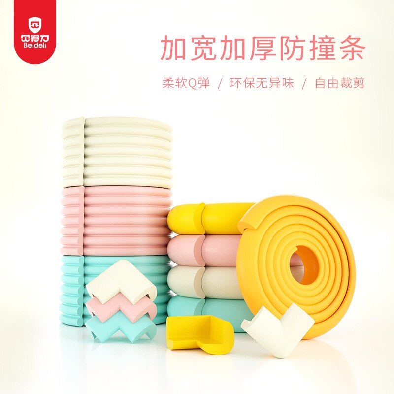 Home Baby Dikke Spons Plakken-Gratis Wikkelen Kinderen Fall-Proof Vensterbank Veiligheid Bump-Proof Muurstickers Anti-Collision Strips