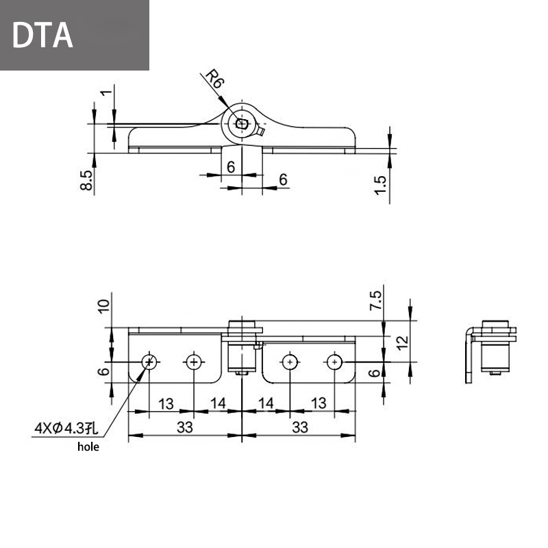 Stainless Steel Damping Hinge With Adjustable Torque Stop Anywhere Pivot And Positioning Support