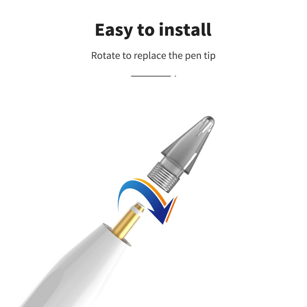 For Apple Pencil Tip Spare Nib Replacement Tip For Apple Pencil 1st 2nd Generation For Apple Pencil 2nd Stylus Pen Accessories