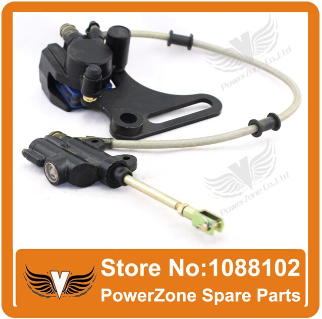 Hydraulic Rear Brake System Assembly KAYO BSE XMOTOR Dirt Bike Pit Bike Master Cylinder Caliper hose 500mm Long