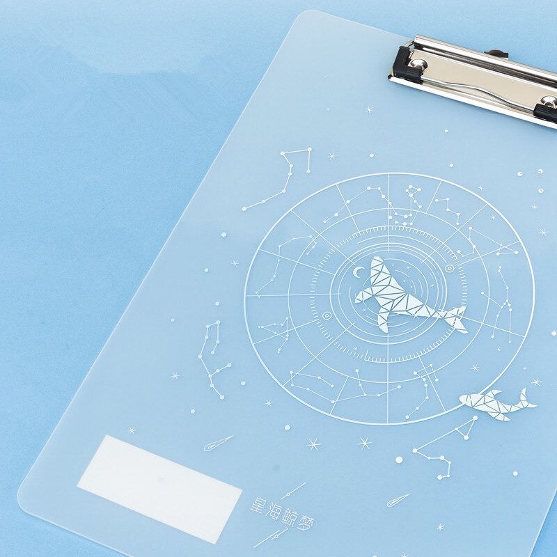 Transparent Clipboard Writing Board Clip A4 Paper Folder PP Pad Splint Kids Stationery Filing Products Office School Supplies