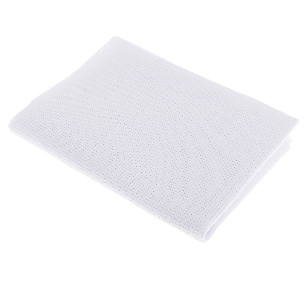 Tela de punto de cruz Aida blanca, 11 14 unidades, tela para bordado con aguja, 17,3x11,6 pulgadas