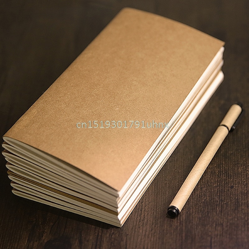 Cuaderno de papel Kraft Libreta de Cuentas Dot Journal diario Bloc de notas papelería de página en blanco