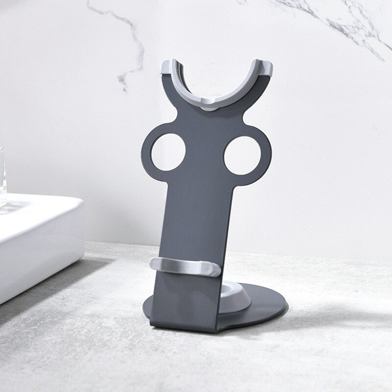 Practical Suitable for Dyson Hair Dryer Stand Vertical Punch-Free Barber Shop Dyson Hair Dryer Countertop Storage Rack