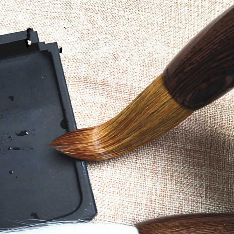 Chinese Calligraphy Writing Brushes Pen Woolen Weasel Hair Brush Hopper-shaped Brushes Drawing Splash Ink Painting Calligraphies