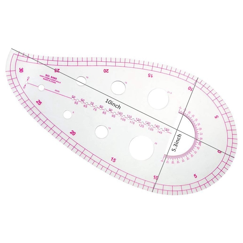 Sewing Tools 4 Pcs Sew French Curve Metric Shaped Ruler Measure for Sewing Dressmaking Pattern DIY Clothing Bendable Draw