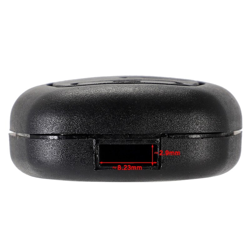 Klucz zdalny z dwoma przyciskami obudowa kluczyka robić samochodu obudowa wymienna pokrowiec robić citroena C1 C2 C3 C4 XSARA Picassa dla Peugeot 307 107 207 407