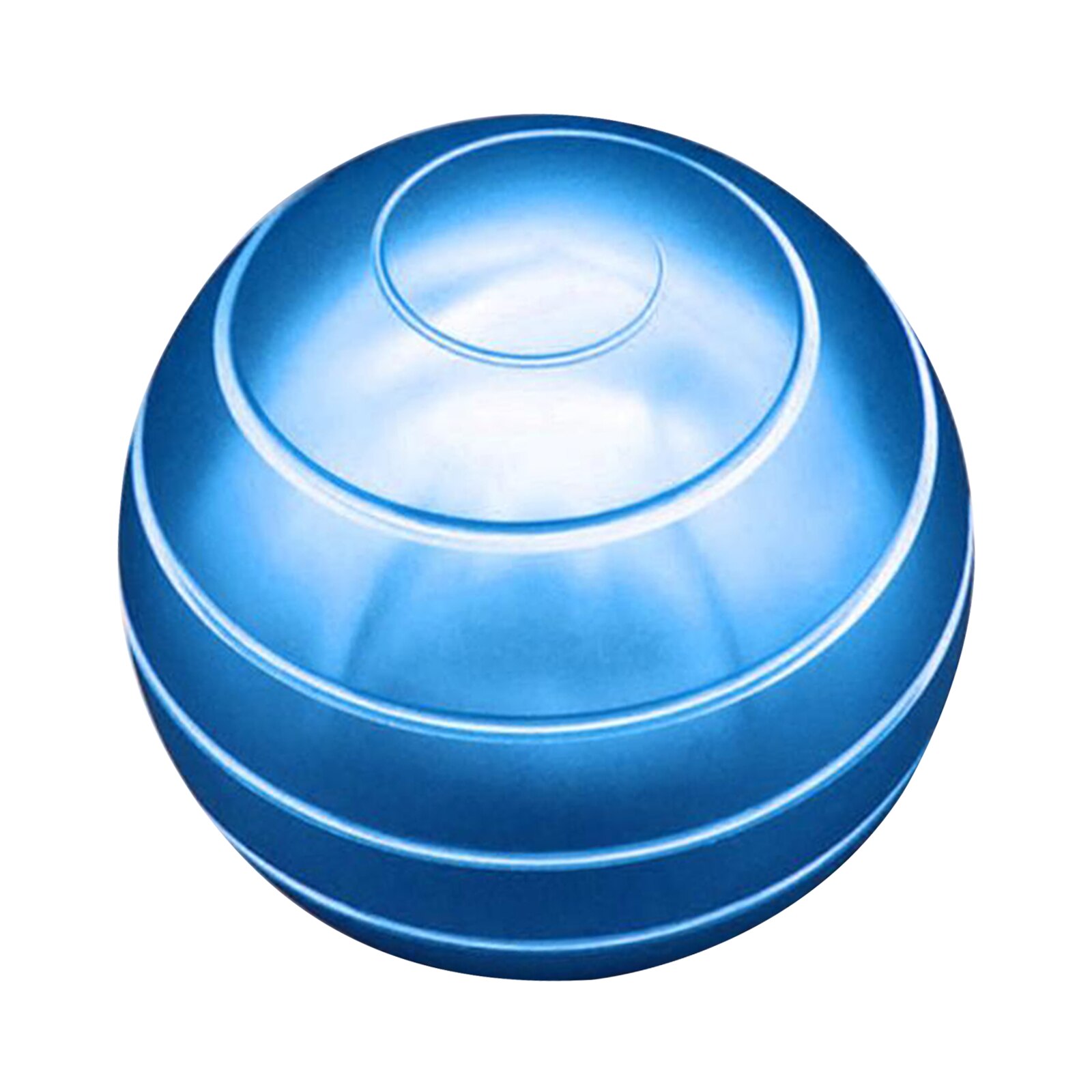 Bola giratoria de ilusión óptica para escritorio, Bola de aleación de descompresión para aliviar el estrés, aparatos de escritorio para oficina,: Blue Large