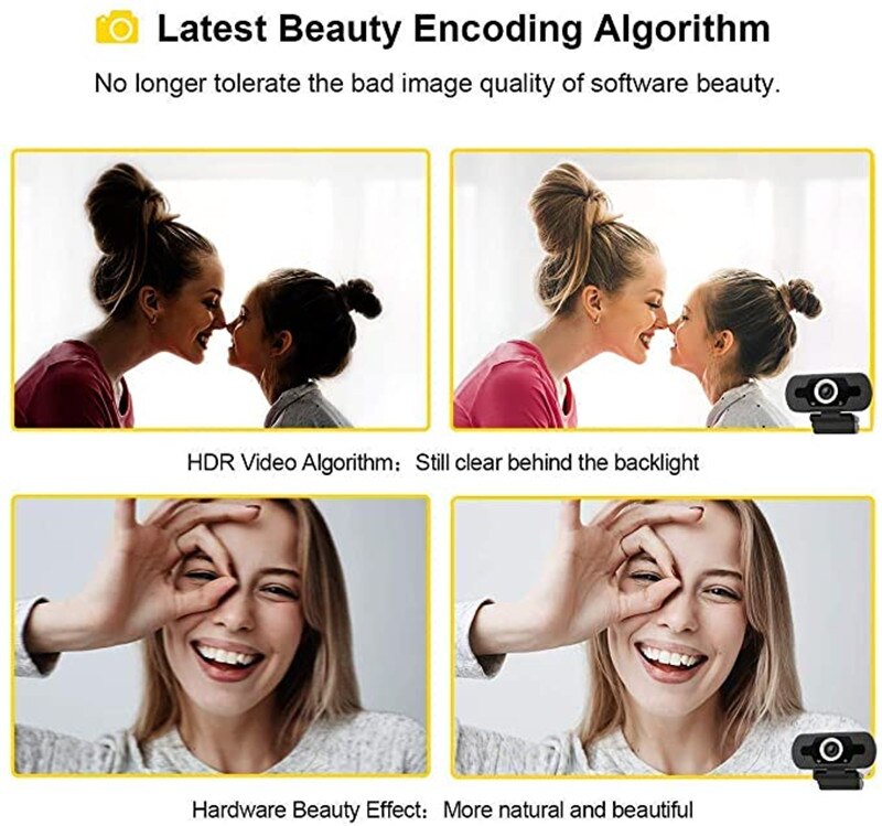 Magicsee Volle HD 1080P Webcam Computer Kamera Einstellbare Fokussierung USB für PC Laptop Schreibtisch/TV Kasten Video Aufruf Konferenzen