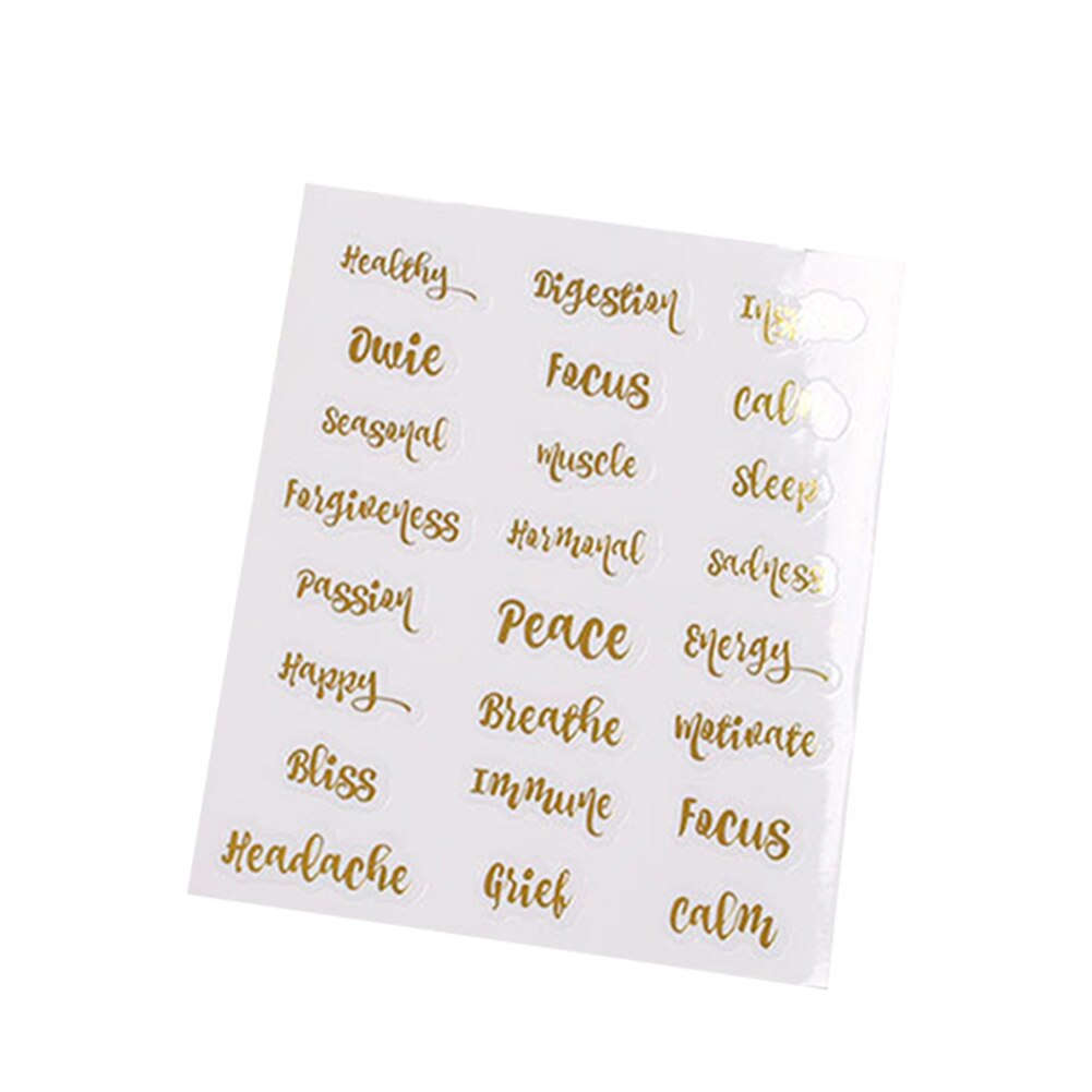 Golden Words Text Stickers Happy Planner Diary Scrapbooking Stickers Art Supplies EIG88