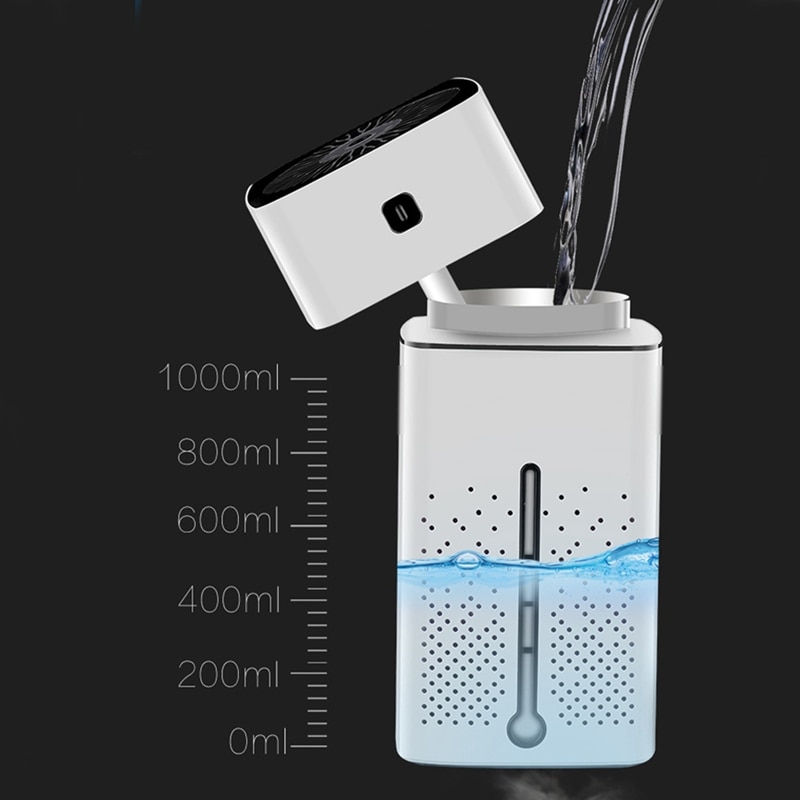 1000Ml Luftbefeuchter Ultraschall Usb Diffusor Aroma Ätherisches Öl LED Nachtlicht Lampe Nebel Luftreiniger 7 farbe ligh