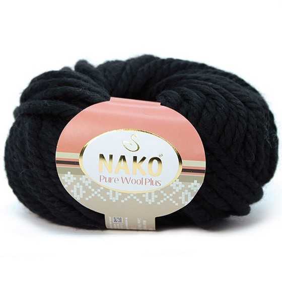 Wool Knitted Yarn - 16 Color Options - 30 Meters(100gr) - Knitting Yarn Ball - Nako Pure Wool Plus - Cardigans - Sweaters - Shawls - Beanie - Scarf - Berets - Poncho - Autumn - Winter - DIY: 217