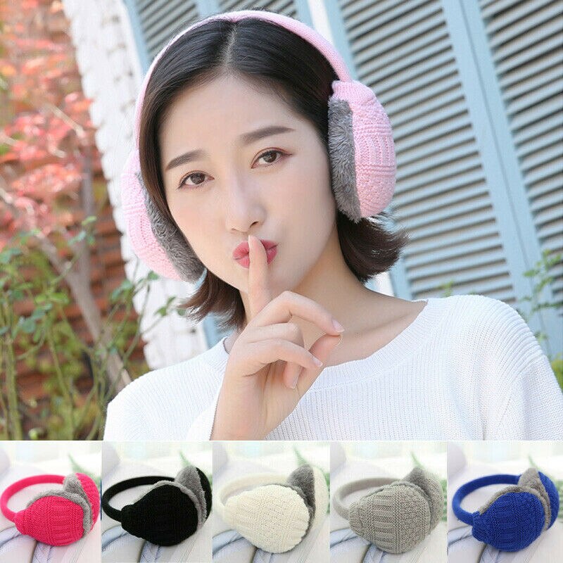 Unisex Oorkappen Voor Dames Meisjes Winter Opvouwbare Oorwarmer Warme Harige Oorkappen Voor Koud Weer Buiten