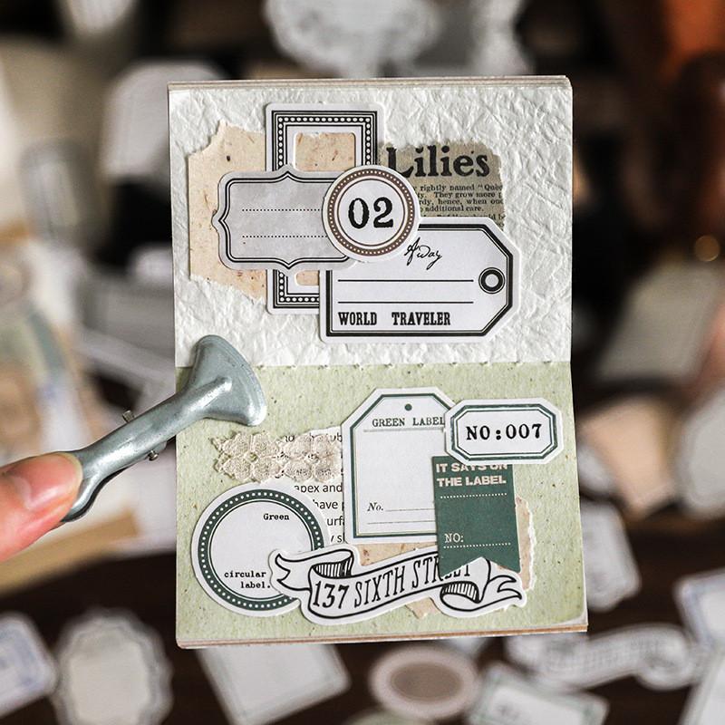 30 Uds etiquetas adhesivas pegatinas grabables pegatinas decorativas diario Material de álbum de recortes Deco pegatinas de papelería para álbum