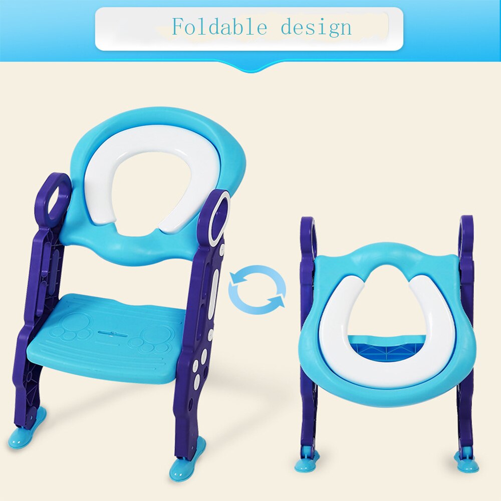 Baby Wc Opvouwbare Baby Zindelijkheidstraining Achterbank Met Verstelbare Ladder Voor Jongens En Meisjes Draagbare Veiligheid Potje Sofa Kussen