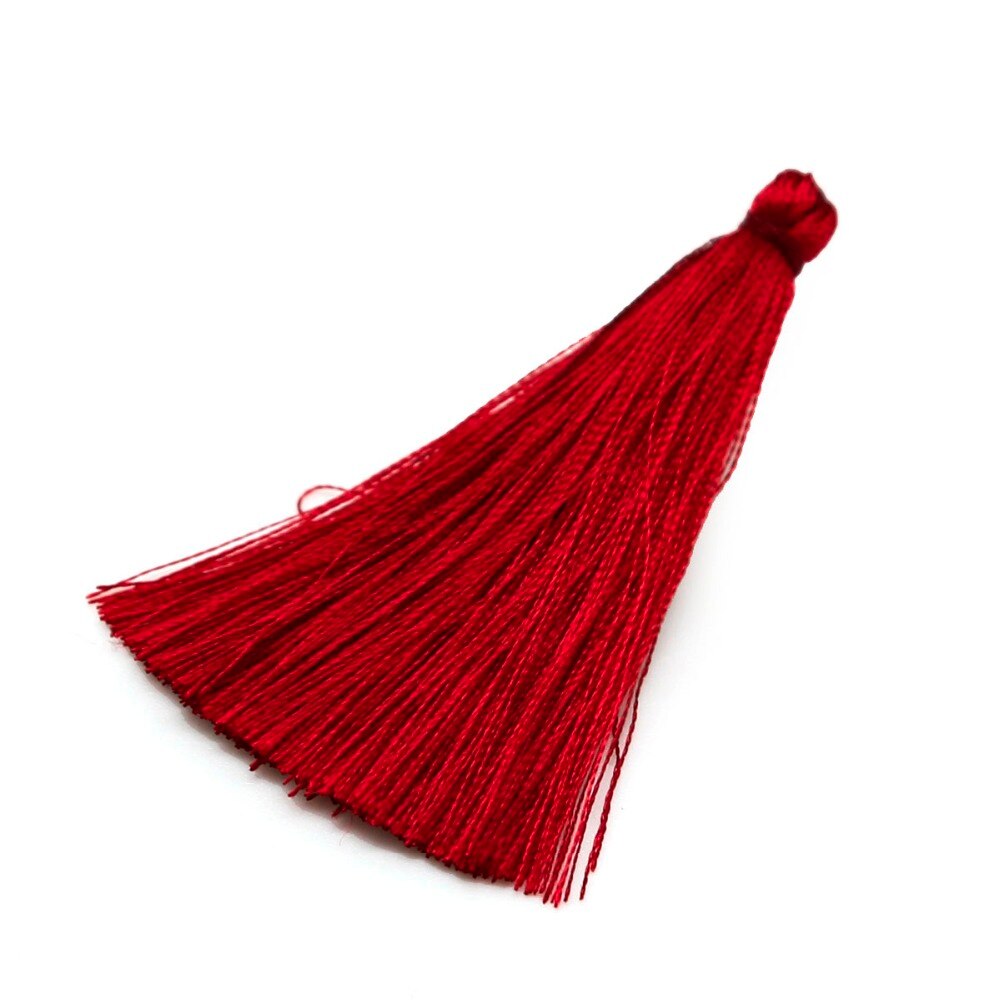 65mm Reiche Farbe Chinesische Handgemachte Kalender Vorhang Quaste Fransen links Makramee Anhänger DIY Schmuck Zubehör Machen 10 Stck
