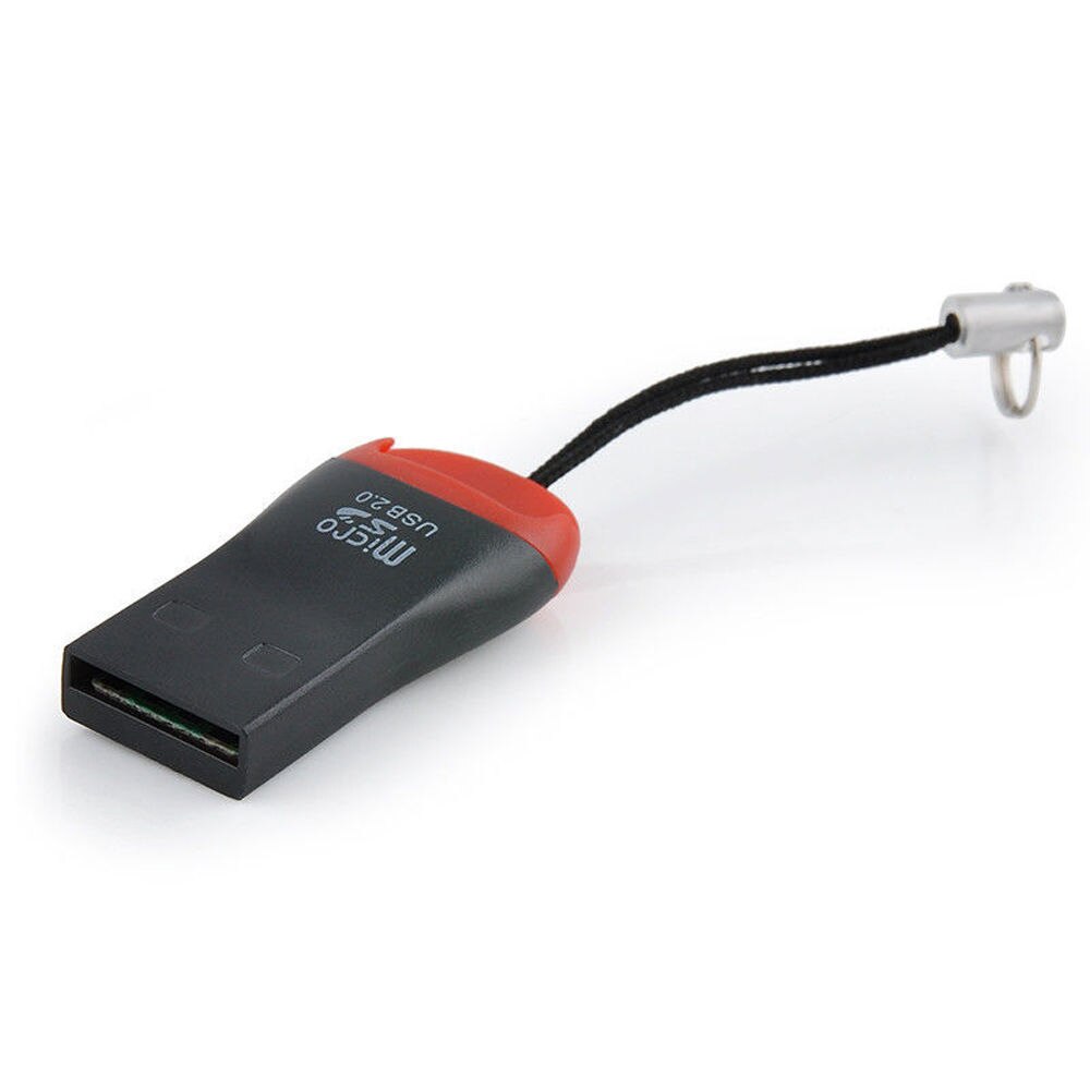 Mejor Precio 2 unids/lote USB 2,0 Micro SD SDHC tarjeta de memoria Flash TF lector Mini adaptador para portátil 0,35