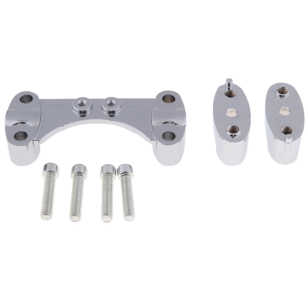 25MM Handlebar Fat Bar Mounts Clamp Riser Motorcycle Dirt Bike