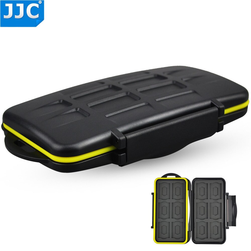 Jjc Waterbestendig Shockproof Sd Kaarthouder Opslag Camera Geheugenkaart Zak Case Protector Cover Voor 12 Sd + 12 Micro Sd Kaarten