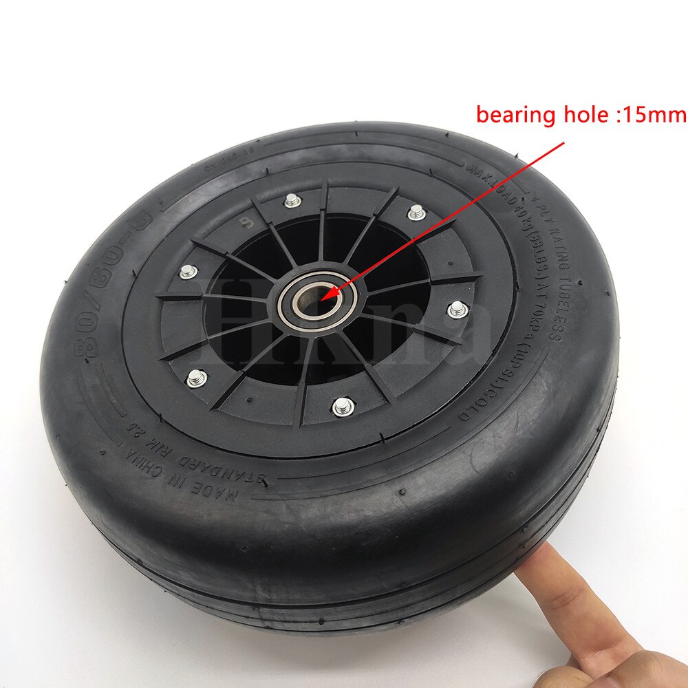 80/60-5 rueda de neumático sin cámara para Ninebot Mini Pro Karting de la rueda delantera neumático eléctrico de rueda de Kart