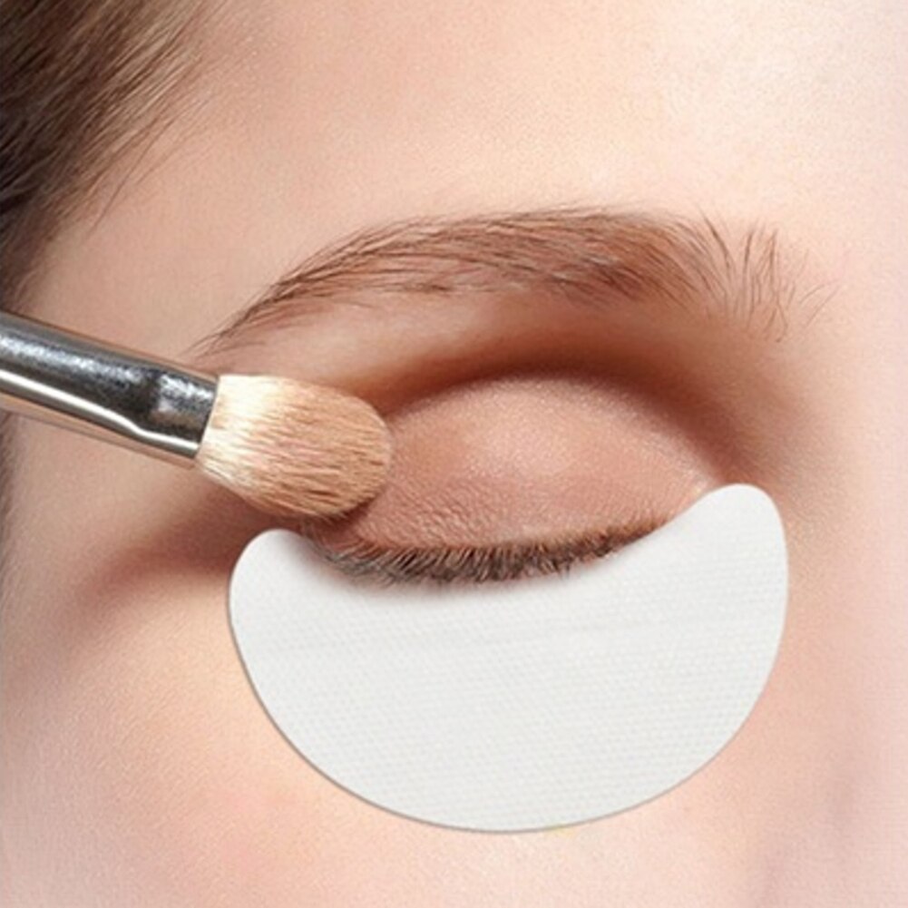 20Pcs Oogschaduw Shield Voor Oogschaduw Schilden Protector Pads Ogen Lippen Makeup Toepassing Tool