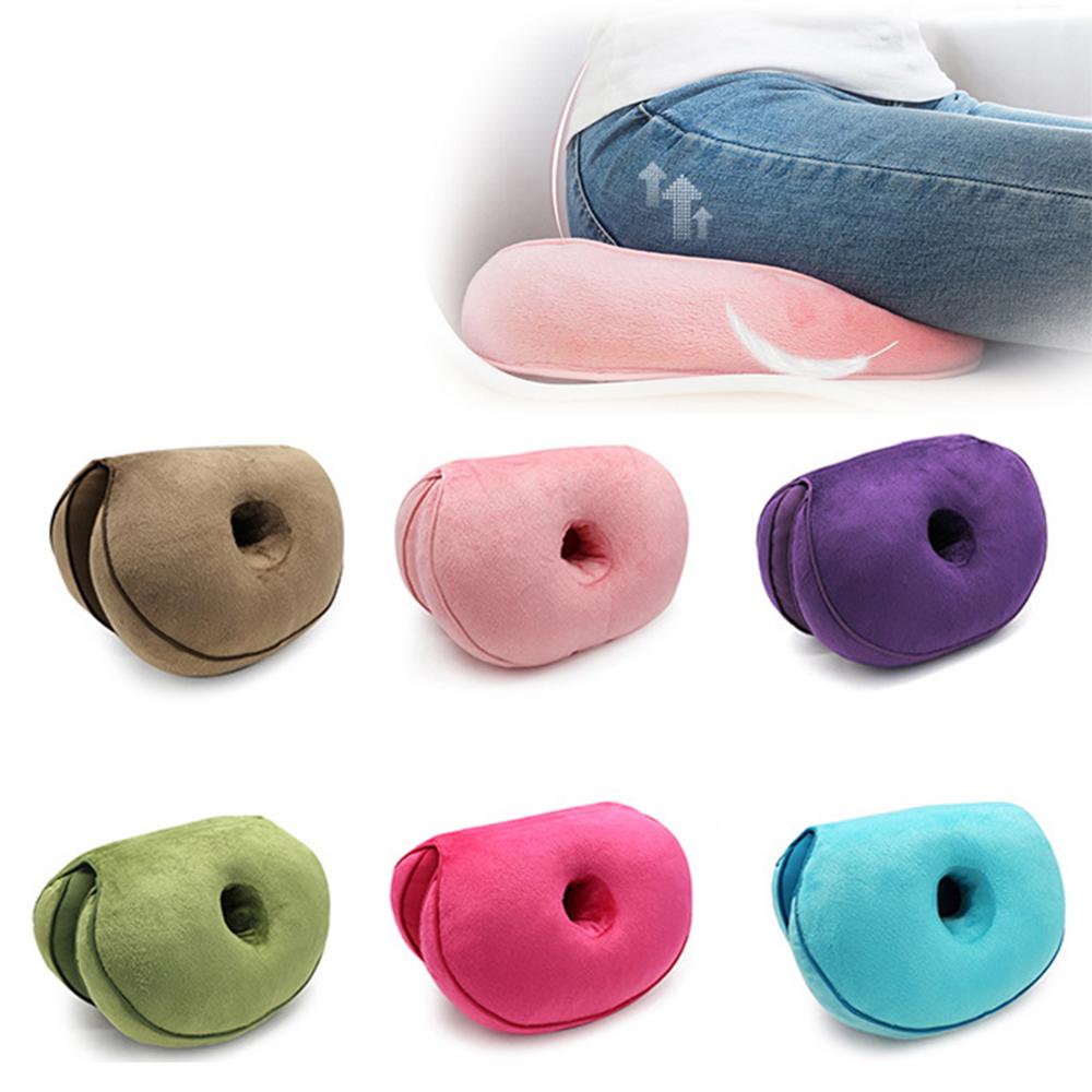 Women Dual Comfort Cushion Memory Foam Seat Hip Lift Massage Seat Cushion Beautiful Butt Latex Seat Cushion
