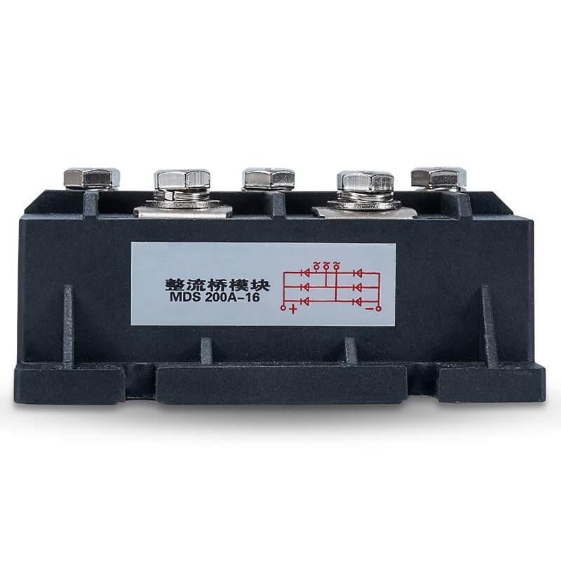 Mds200A Ampere 1600V Volt Drei Phase Generator Gleichrichter Modul schnell Erholung Diode Gleichrichter Brücke Bausatz Für Generator Mds 200A-