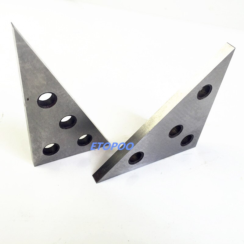 30-60-90 & 45-45-90 Precision Solid Angle Plates Angle Block Set +/- 20 Seconds block gauge Machinist Tool 2 Pcs/Set