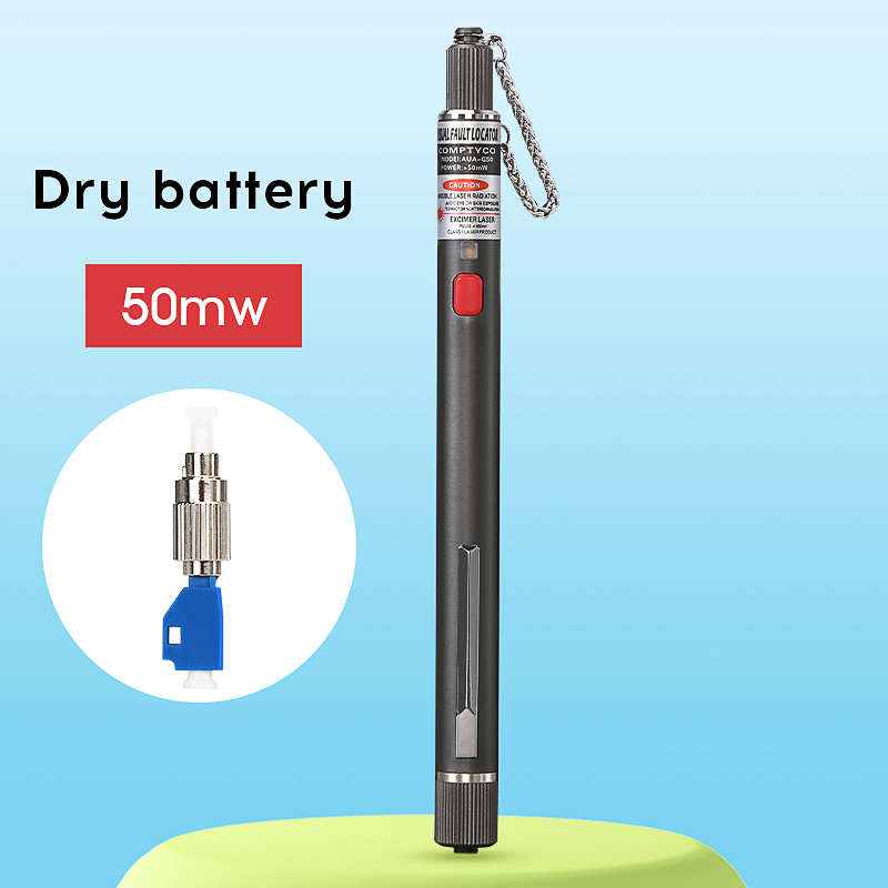 COMPTYCO FTTH Visual Fault Locator Optical Fiber Cable Tester Tool 5/10/20/30/50MW VFL 2.5MM(SC/FC/ST) Interface