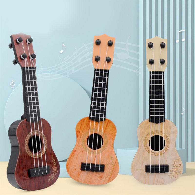 Mini Spielzeug Gitarre für Kleinkinder Musical Instrumente Anfänger Art Musical Instrumente Pädagogisches Holz Farbe