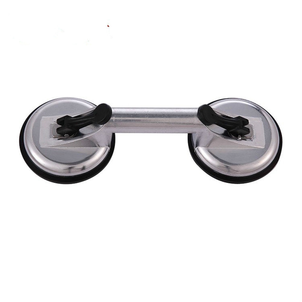 Extractor de abolladuras de succión de plata de 105kg con doble ventosa, extractor de aleación de aluminio Para la almohadilla de cristal del coche WY41402: Default Title
