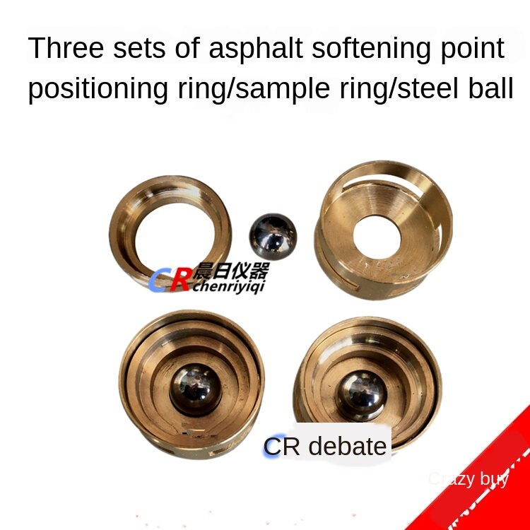 Asphalt Softening Point Test Model Tester Accessories Test Model Softening Point Sample Ring Steel Ball Positioning Ring Steel