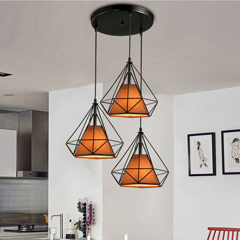 Nordic 3 Heads Lange Bar Verlichting Kroonluchter Restaurant Eetkamer Verlichting Kapper Winkel Tafel Opknoping Lamp E27 Dropli