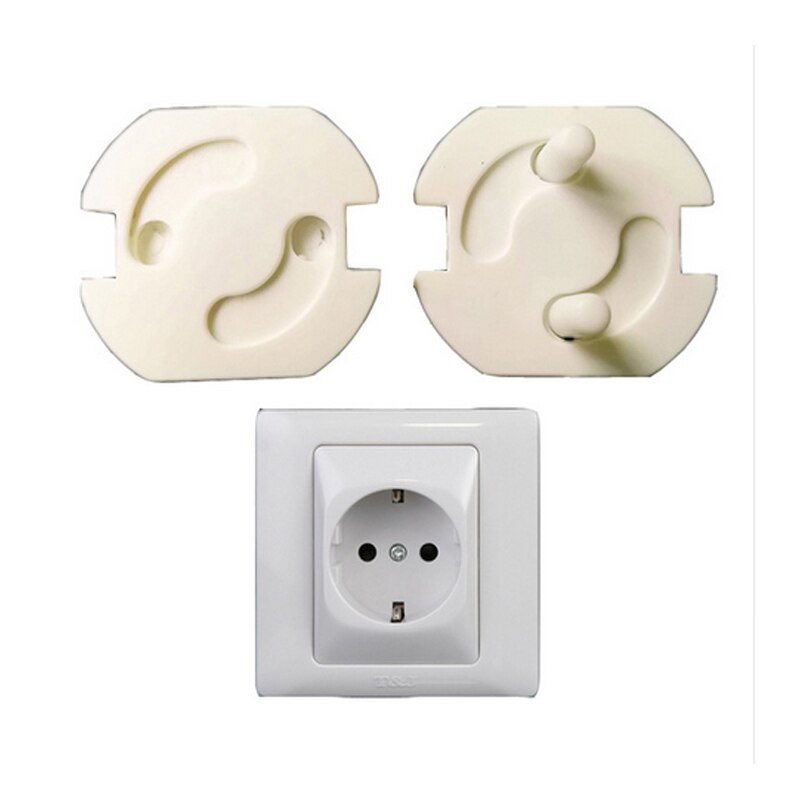 10 Stks/partij Baby Veiligheid Electricl Veiligheid Kinderen Baby Kids Elektrische Socket Veiligheidsslot Bescherming Veiligheid Safe Lock Cover