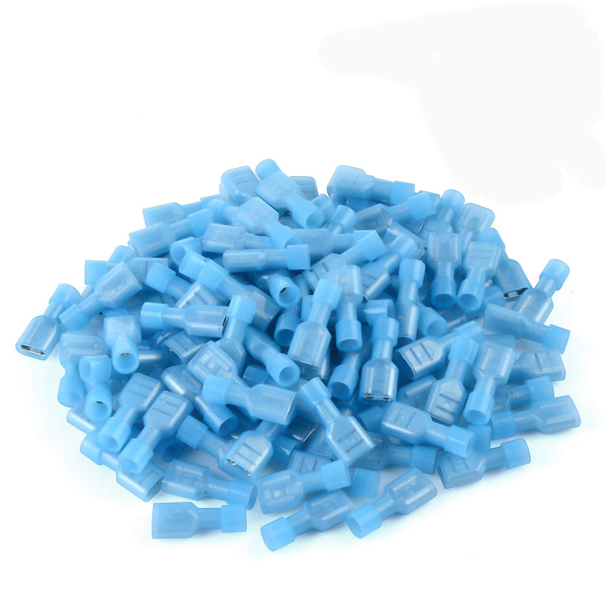 Connecteurs de bêche femelle et mâle en nylon AWG, déconnexion rapide, fil isolé politiquement, connecteurs CriAJ, bleu, 16-14, 100 pièces: Beige