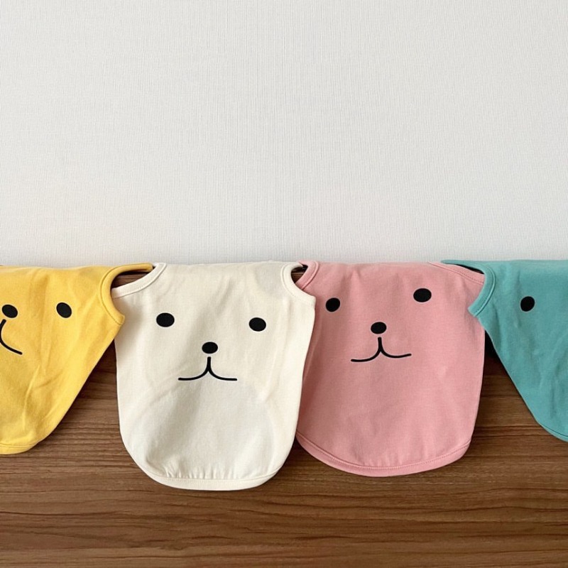 Camiseta fina para cães gatos filhote de cachorro verão colete teddy pomeranian pequeno médio respirável roupas para cães regatas para animais de estimação traje