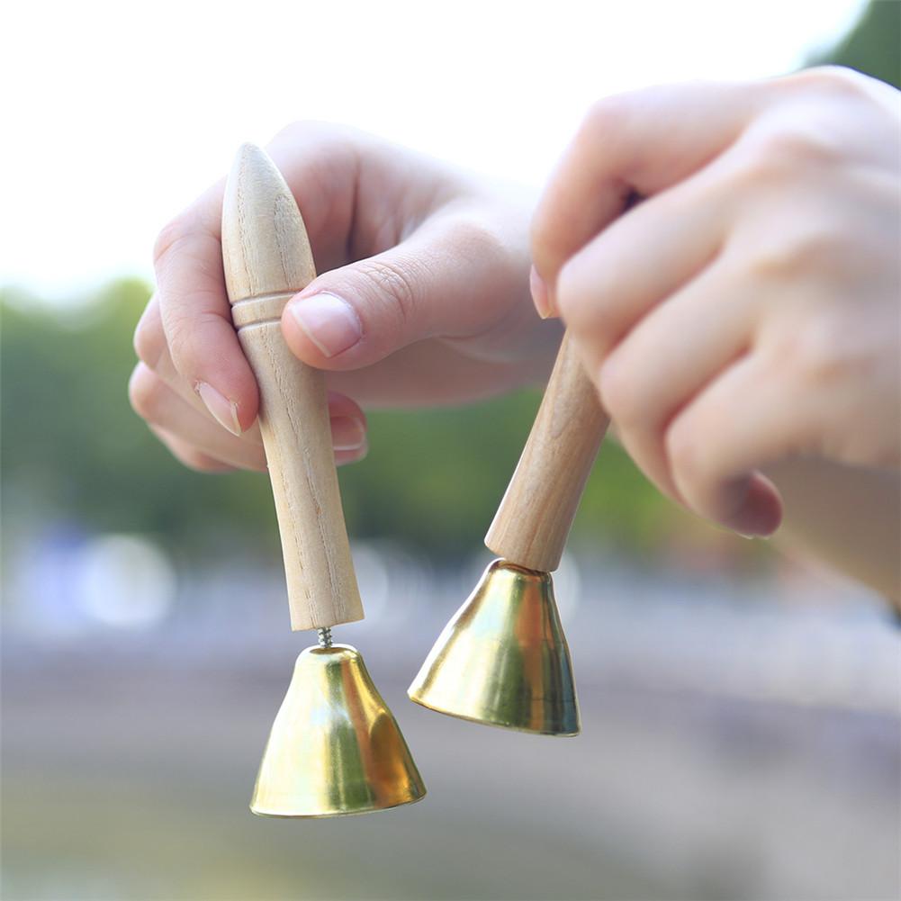 10 Stks/set Muziekinstrumenten Set 6 Inch Rode Hand Tamboerijn + Dubbele Regen Geluid + Geel Zand Ei