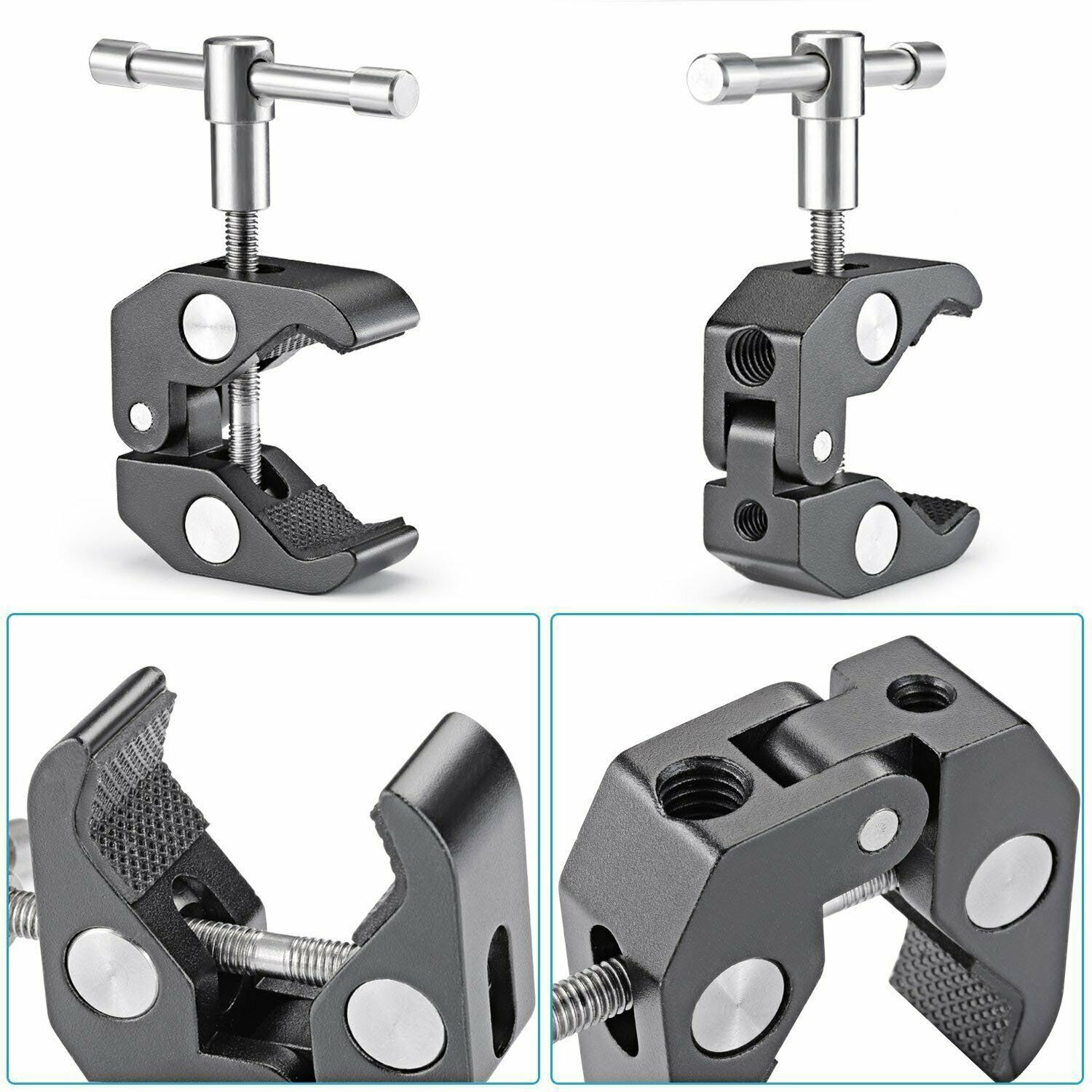 Super Clamp 7 "Inch Verstelbare Magic Gelede Arm Tang Voor Montage Hdmi Monitor Led Light Video Camera Flash Camera dslr: Super Crab Clamp