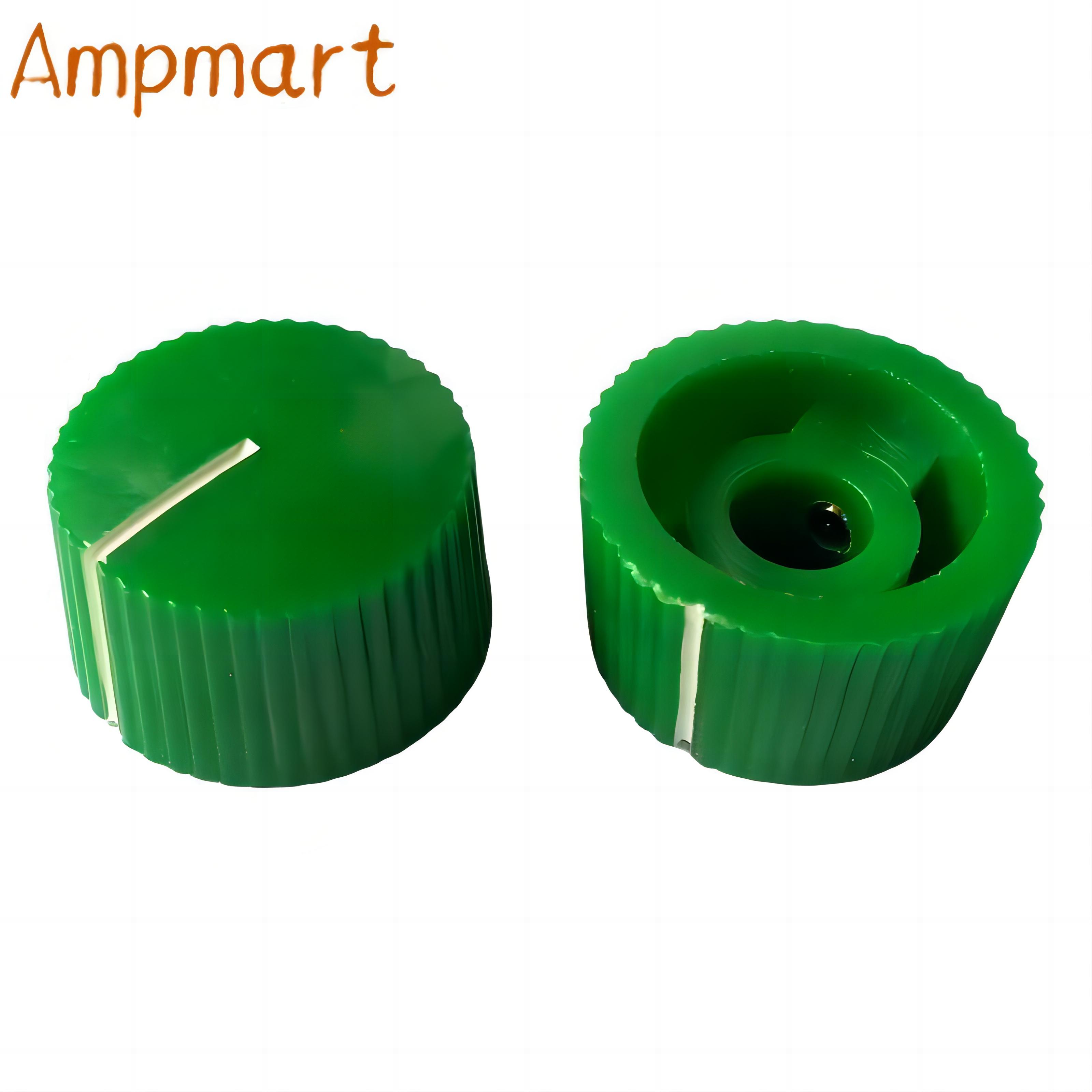 20X12MM Circular Plastic Knob, Guitar Effector Knob, Potentiometer Switch Knob, HIFI Volume Adjustment Knob, Inner Hole: 6.4MM: green